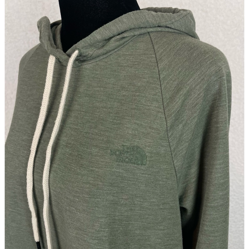 THE NORTH FACE • Thyme Heather Westbrae Knit Pullover Hoodie, L - Picture 7 of 15